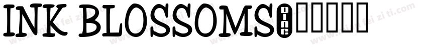 Ink Blossoms字体转换